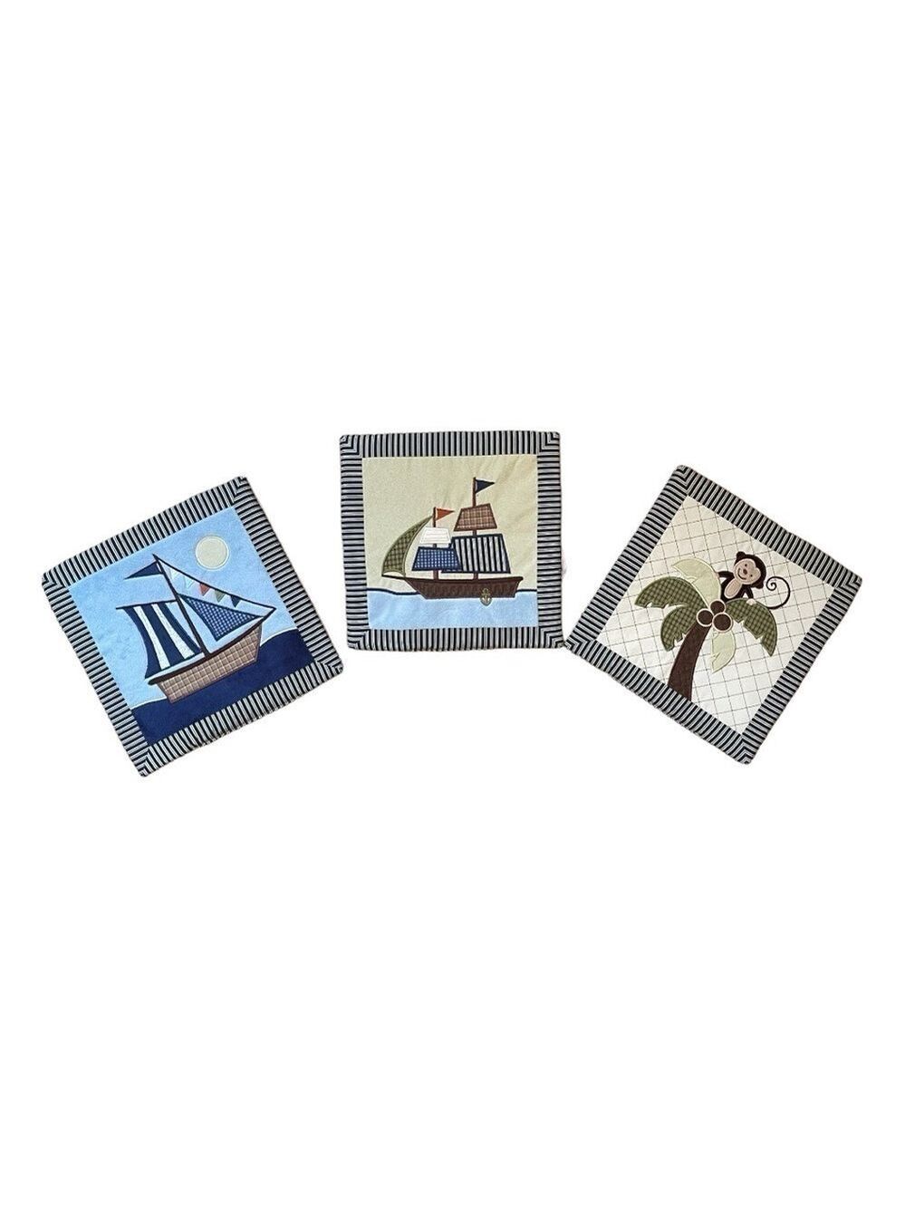 Nojo Baby Nursery Kids plush wall nautical decor